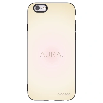 Picasee Apple iPhone 6/6S Hülle - Schwarzes Silikon - Aura