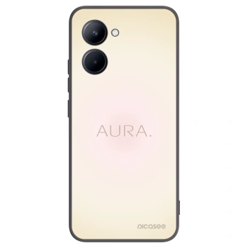 Picasee Realme C33 (2023) Hülle - Schwarzes Silikon - Aura