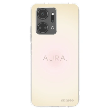 Picasee Honor X7a Hülle - Transparentes Silikon - Aura
