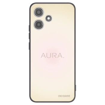 Picasee Xiaomi Redmi 12 5G Hülle - Schwarzes Silikon - Aura