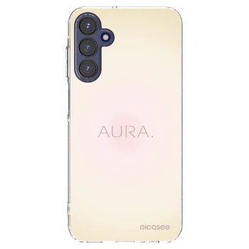Picasee Samsung Galaxy A15 A155F 4G Hülle - Transparentes Silikon - Aura