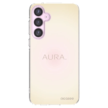 Picasee Samsung Galaxy A55 5G A556B Hülle - Transparentes Silikon - Aura
