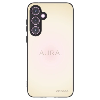 Picasee Samsung Galaxy A35 5G A356B Hülle - Schwarzes Silikon - Aura