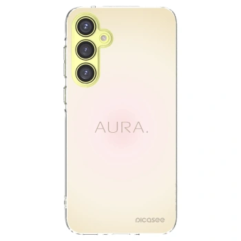Picasee Samsung Galaxy A35 5G A356B Hülle - Transparentes Silikon - Aura