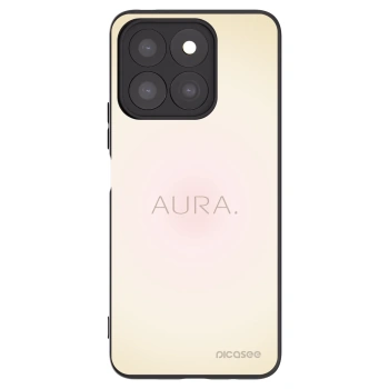 Picasee Honor X8b Hülle - Schwarzes Silikon - Aura