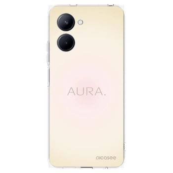 Picasee Realme C33 (2023) Hülle - Transparentes Silikon - Aura