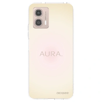 Picasee Motorola Moto G53 5G Hülle - Transparentes Silikon - Aura