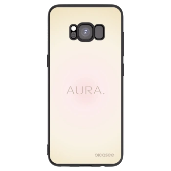 Picasee Samsung Galaxy S8 G950F Hülle - Schwarzes Silikon - Aura