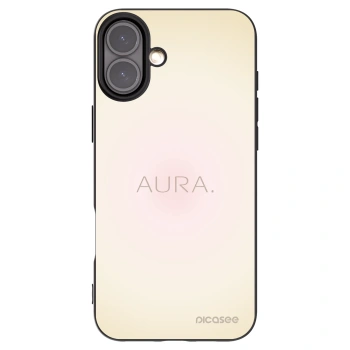 Picasee Apple iPhone 16 Plus Hülle - Schwarzes Silikon - Aura