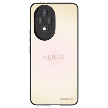 Picasee Honor 200 Pro 5G Hülle - Schwarzes Silikon - Aura