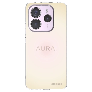 Picasee Xiaomi Redmi Note 14 5G Hülle - Transparentes Silikon - Aura