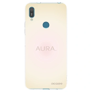 Picasee Huawei Y7 2019 Hülle - Transparentes Silikon - Aura