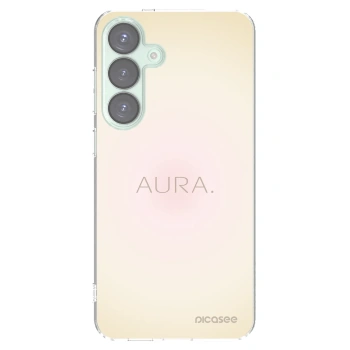 Picasee Samsung Galaxy S25+ 5G Hülle - Transparentes Silikon - Aura