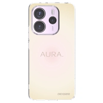 Picasee Xiaomi Redmi Note 14 4G Hülle - Transparentes Silikon - Aura