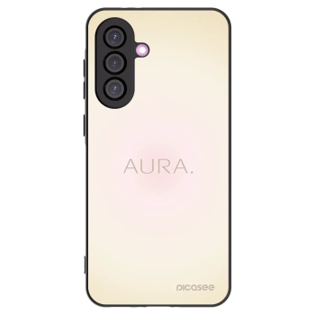 Picasee Samsung Galaxy A36 5G Hülle - Schwarzes Silikon - Aura