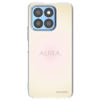Picasee Honor X8c Hülle - Transparentes Silikon - Aura