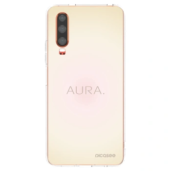 Picasee Huawei P30 Hülle - Transparentes Silikon - Aura
