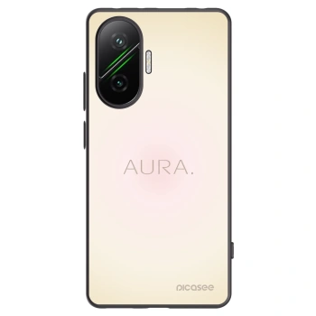 Picasee Xiaomi Poco F7 5G Hülle - Schwarzes Silikon - Aura