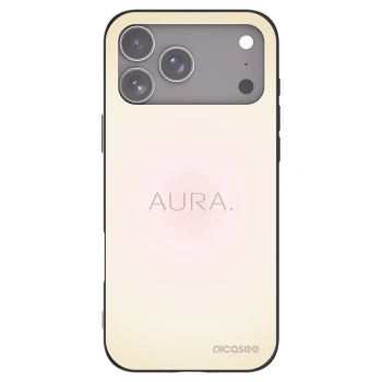 Picasee Apple iPhone 17 Pro Max Hülle - Schwarzes Silikon - Aura