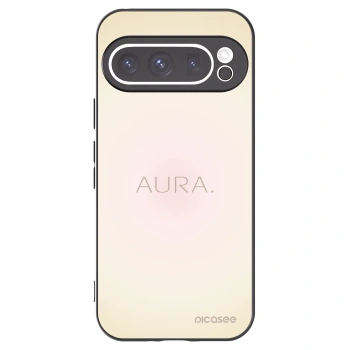 Picasee Google Pixel 9 Pro XL Hülle - Schwarzes Silikon - Aura