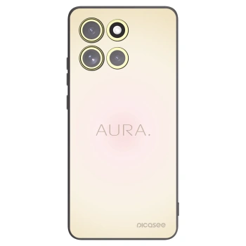 Picasee Motorola Moto G86 5G Hülle - Schwarzes Silikon - Aura