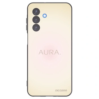 Picasee Samsung Galaxy A17 5G Hülle - Schwarzes Silikon - Aura