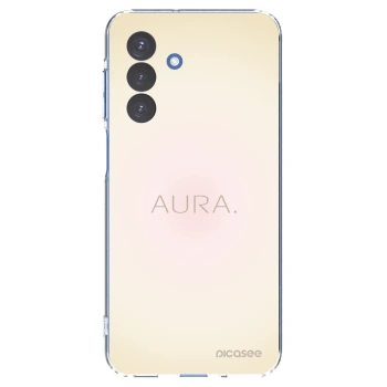 Picasee Samsung Galaxy A17 5G Hülle - Transparentes Silikon - Aura