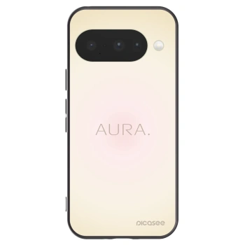 Picasee Google Pixel 10 Hülle - Schwarzes Silikon - Aura
