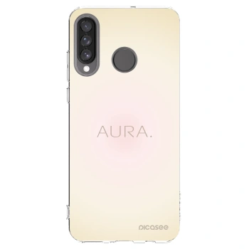 Picasee Huawei P30 Lite Hülle - Transparentes Silikon - Aura