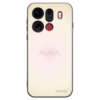 Picasee OPPO Find X9 Pro Hülle - Schwarzes Silikon - Aura