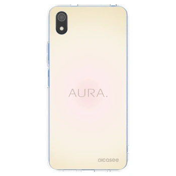 Picasee Xiaomi Redmi 7A Hülle - Transparentes Silikon - Aura