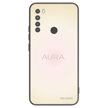 Picasee Xiaomi Redmi Note 8 Hülle - Schwarzes Silikon - Aura