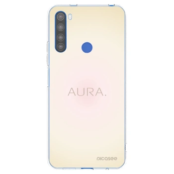 Picasee Xiaomi Redmi Note 8T Hülle - Transparentes Silikon - Aura