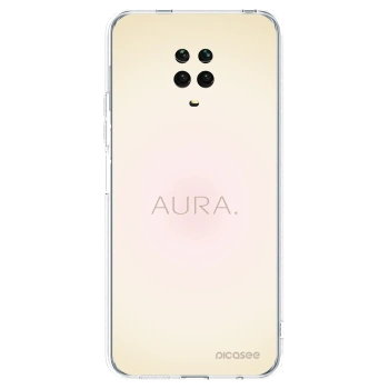 Picasee Xiaomi Redmi Note 9S Hülle - Transparentes Silikon - Aura