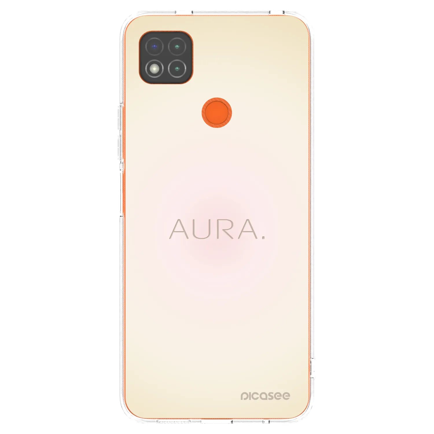 Picasee Xiaomi Redmi 9C Hülle - Transparentes Silikon - Aura
