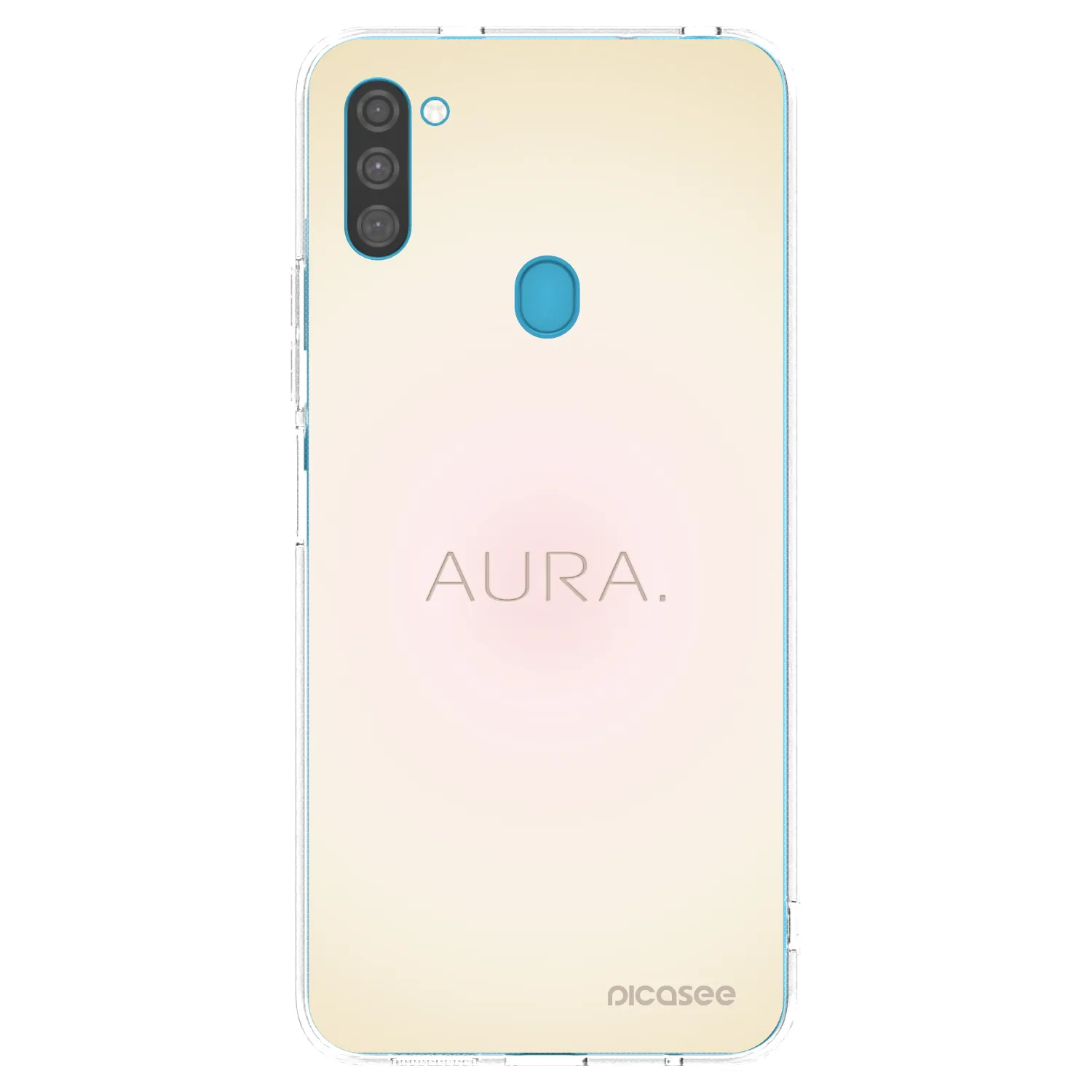 Picasee Samsung Galaxy M11 Hülle - Transparentes Silikon - Aura