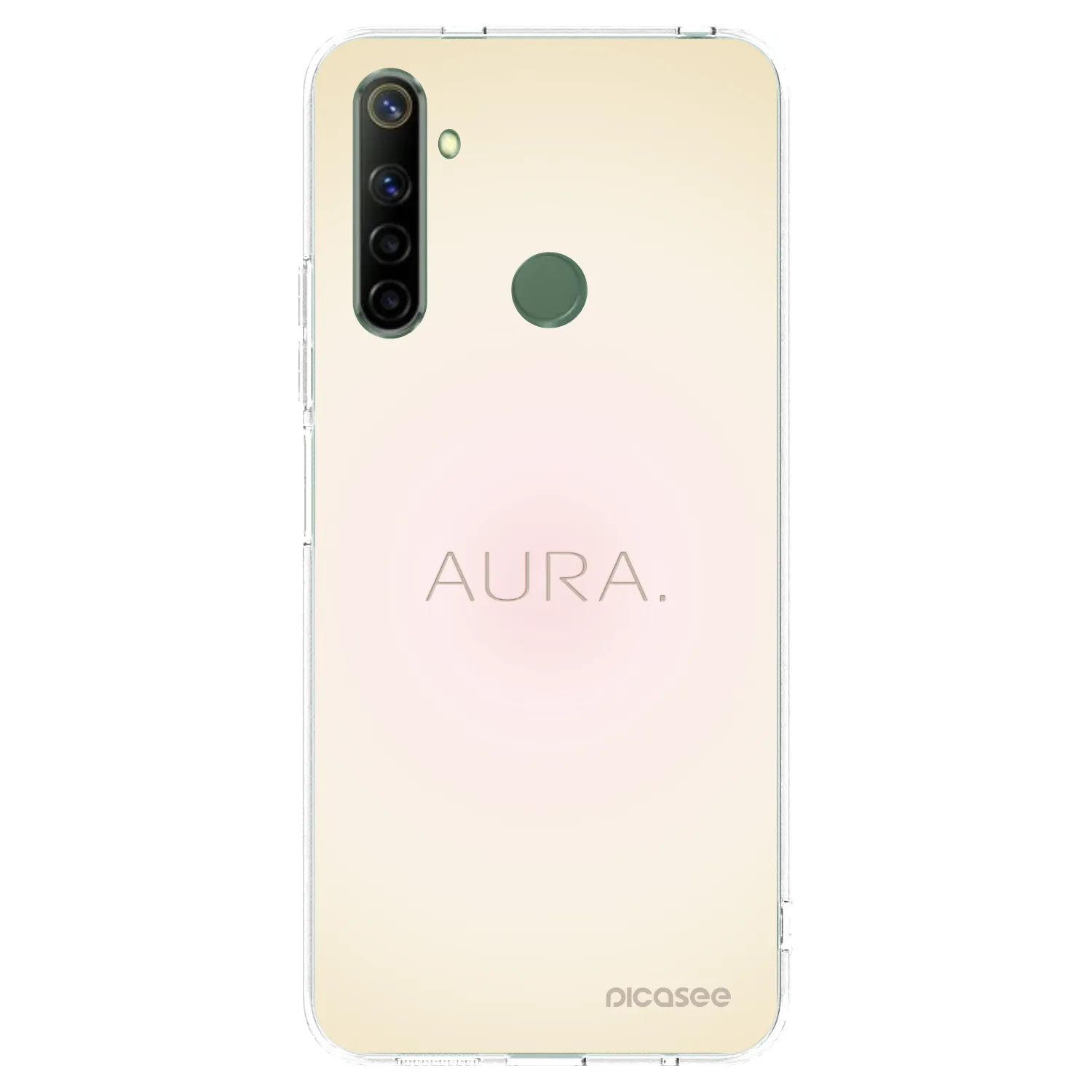 Picasee Realme 6i Hülle - Transparentes Silikon - Aura