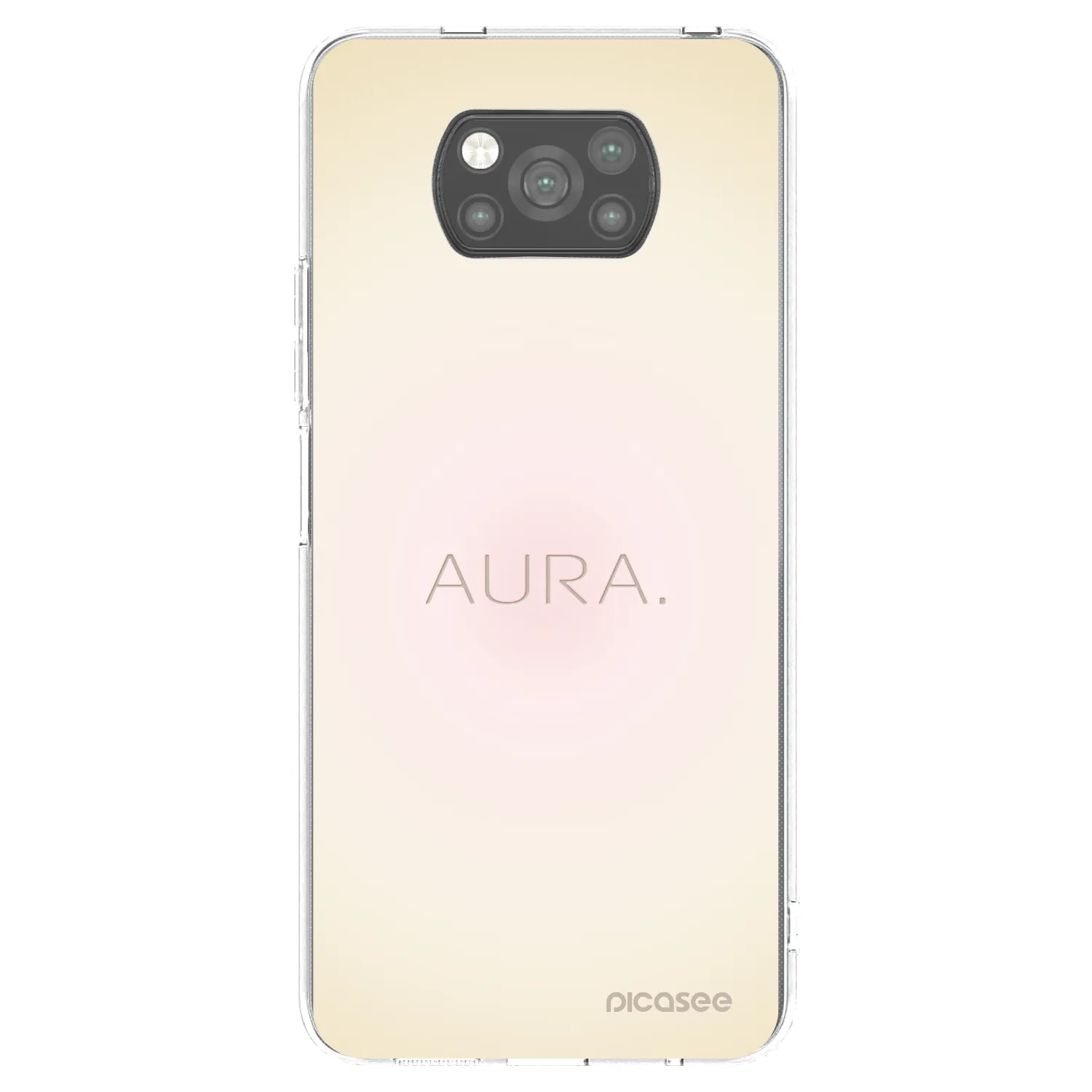 Picasee Xiaomi Poco X3 Pro Hülle - Schwarzes Silikon - Aura