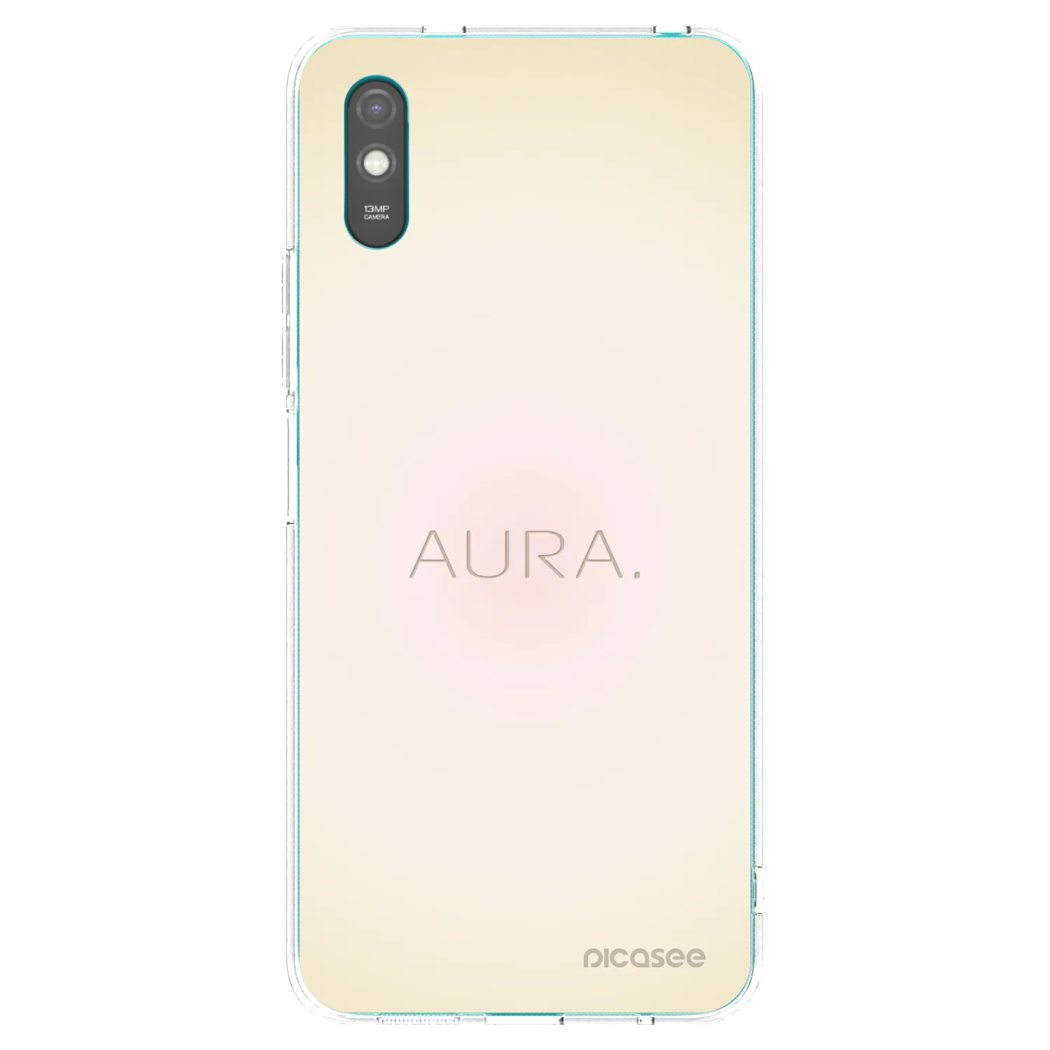 Picasee Xiaomi Redmi 9AT Hülle - Transparentes Silikon - Aura