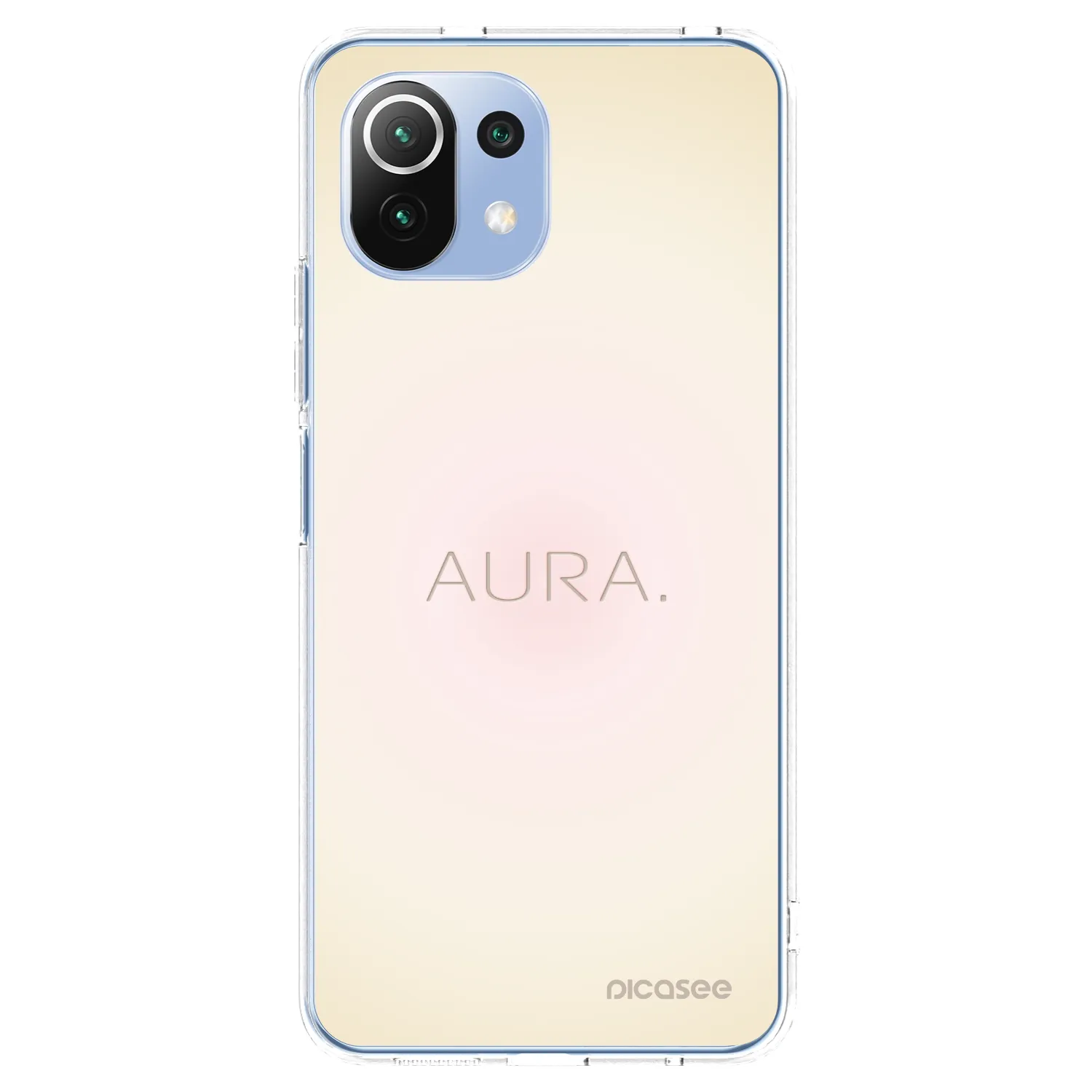Picasee Xiaomi Mi 11 Lite Hülle - Transparentes Silikon - Aura