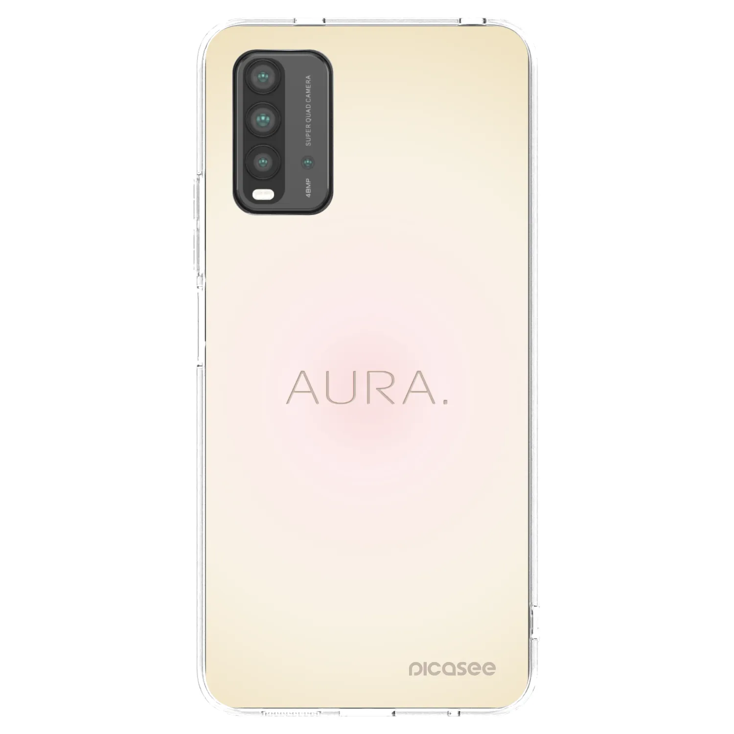 Picasee Xiaomi Redmi 9T Hülle - Schwarzes Silikon - Aura
