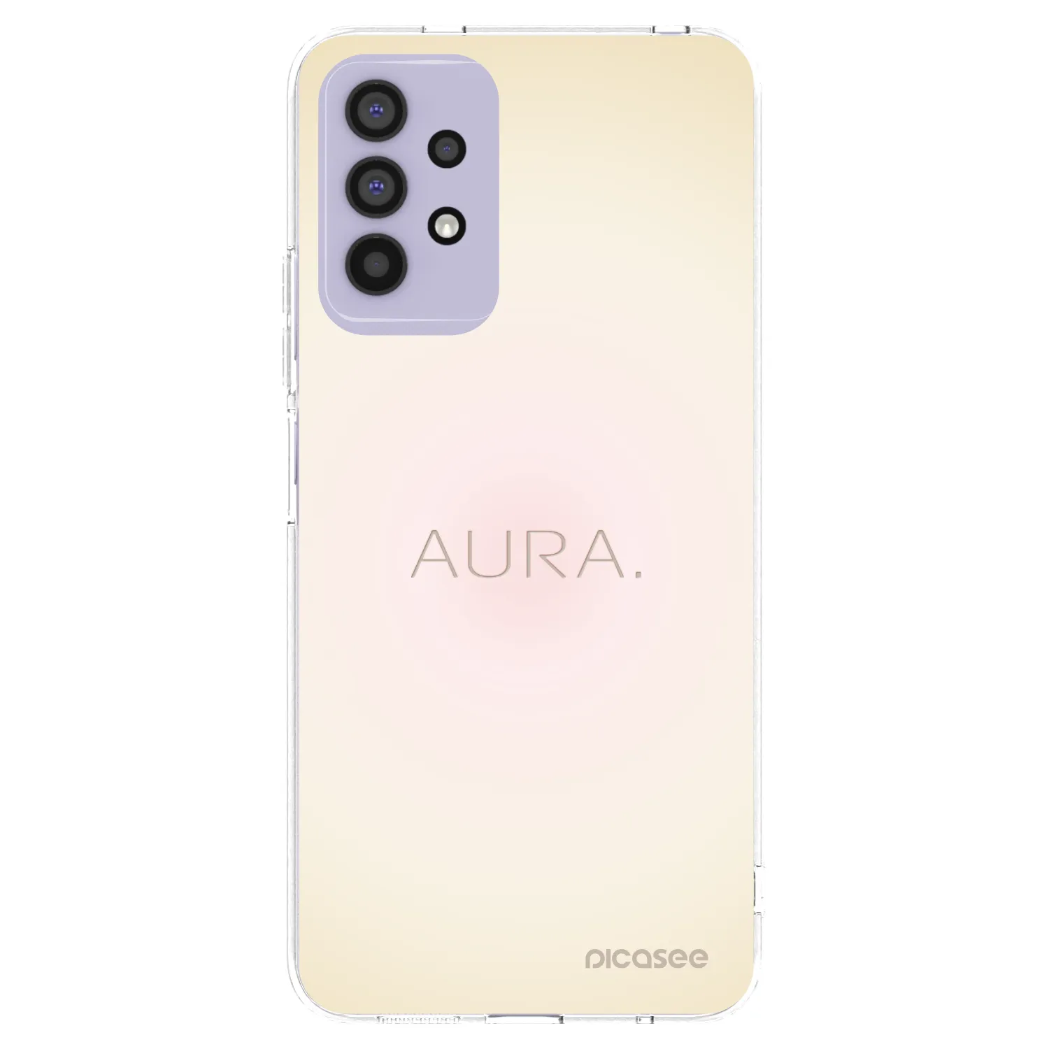 Picasee Samsung Galaxy A32 4G SM-A325F Hülle - Transparentes Silikon - Aura