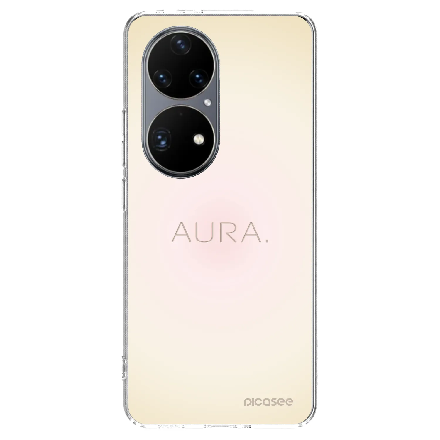 Picasee Huawei P50 Hülle - Transparentes Silikon - Aura
