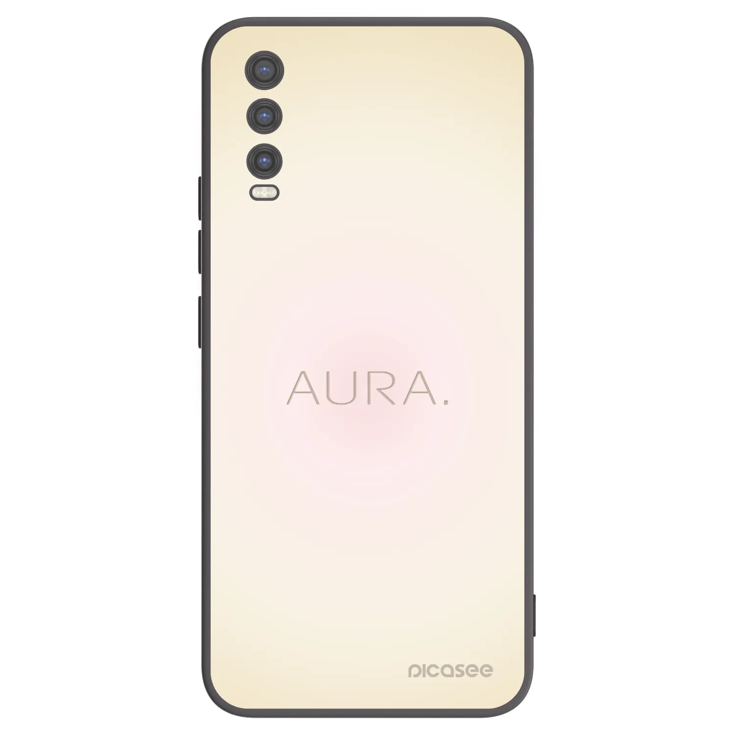 Picasee Vivo Y20s Hülle - Schwarzes Silikon - Aura