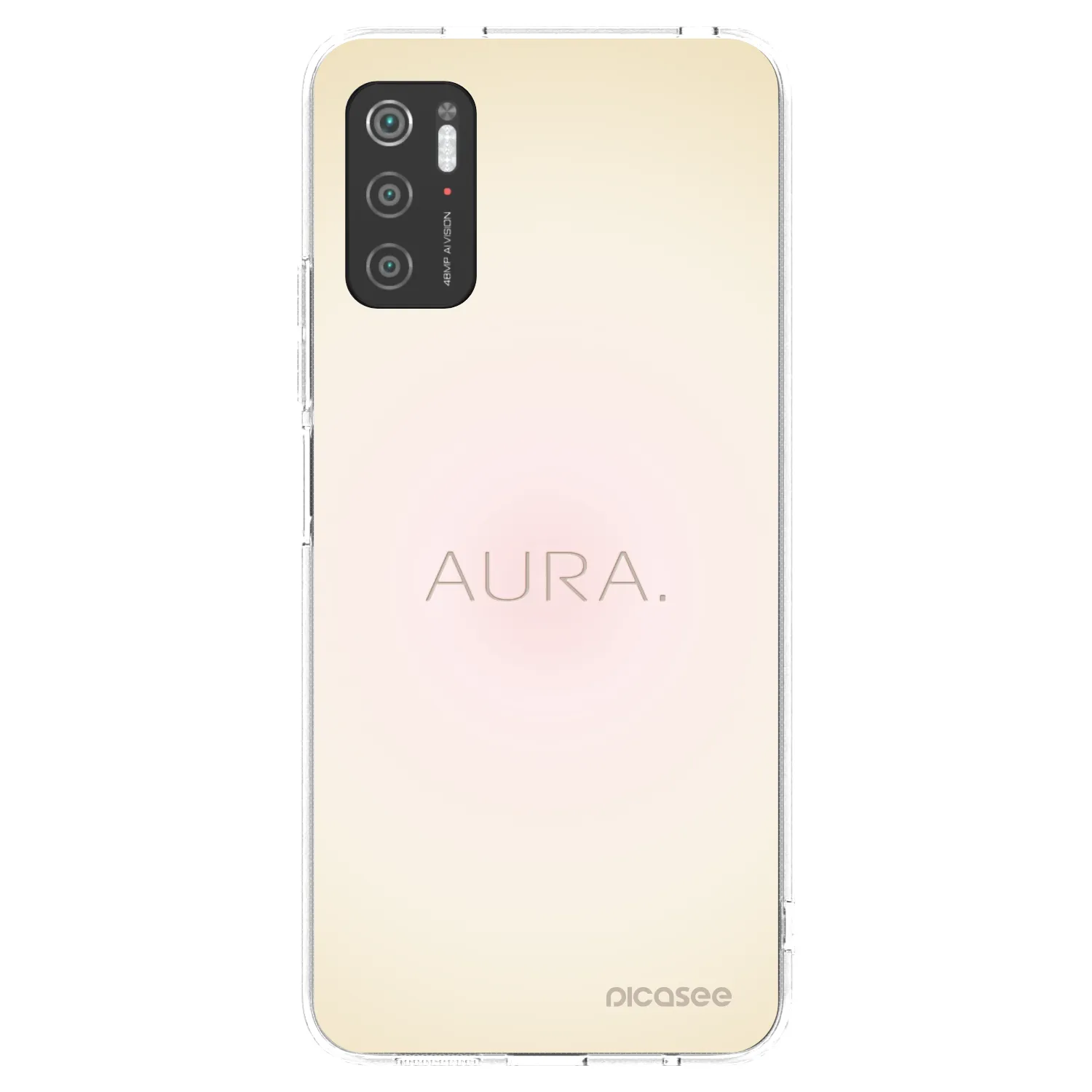 Picasee Xiaomi Poco M3 Pro 5G Hülle - Transparentes Silikon - Aura
