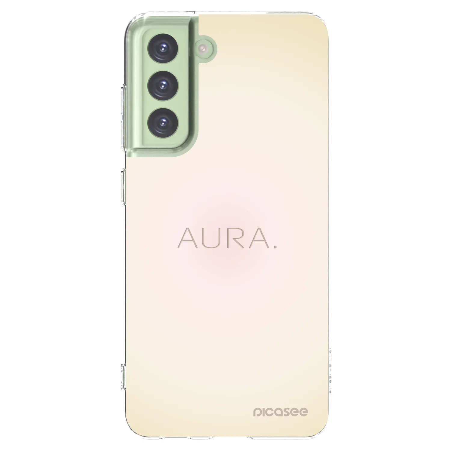 Picasee Samsung Galaxy S21 FE 5G Hülle - Transparentes Silikon - Aura