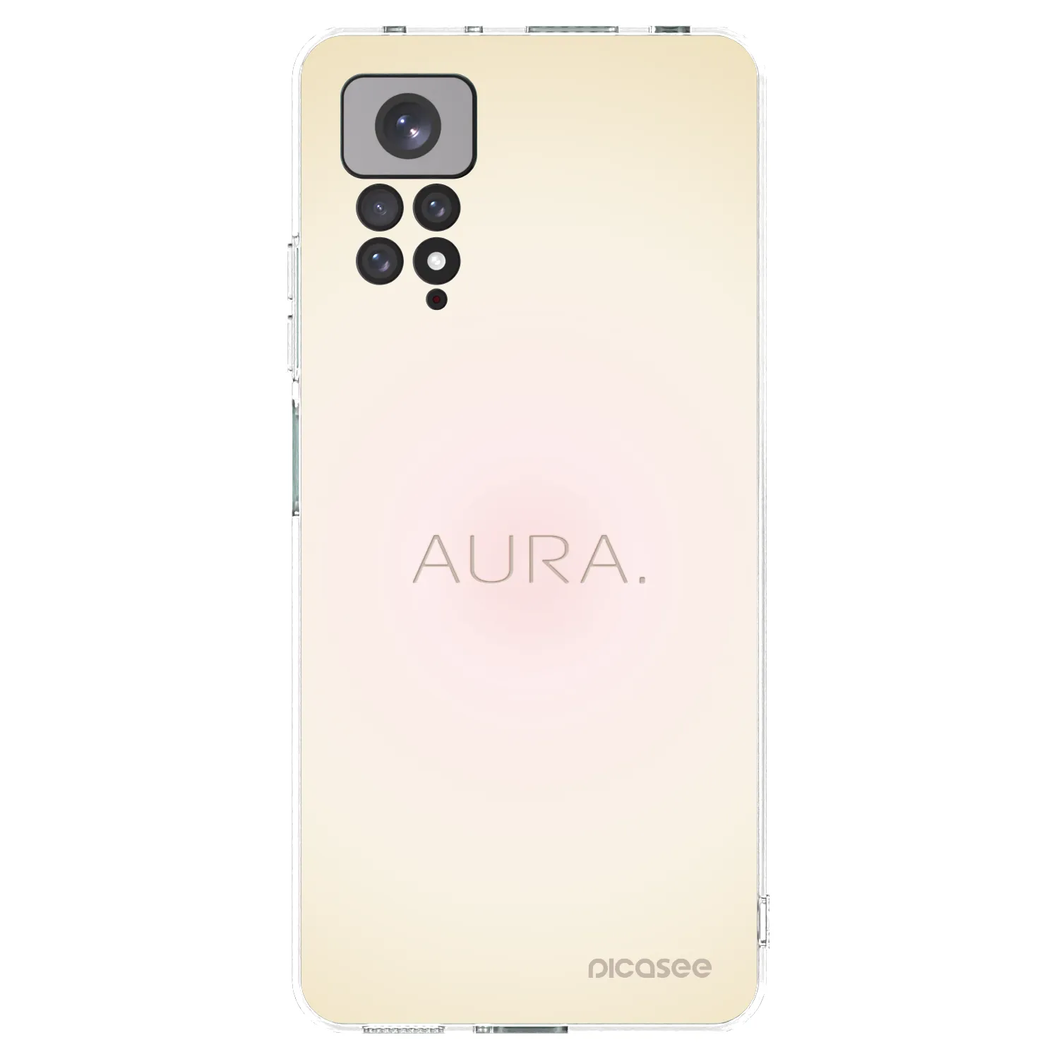 Picasee Xiaomi Redmi Note 11S 4G Hülle - Transparentes Silikon - Aura