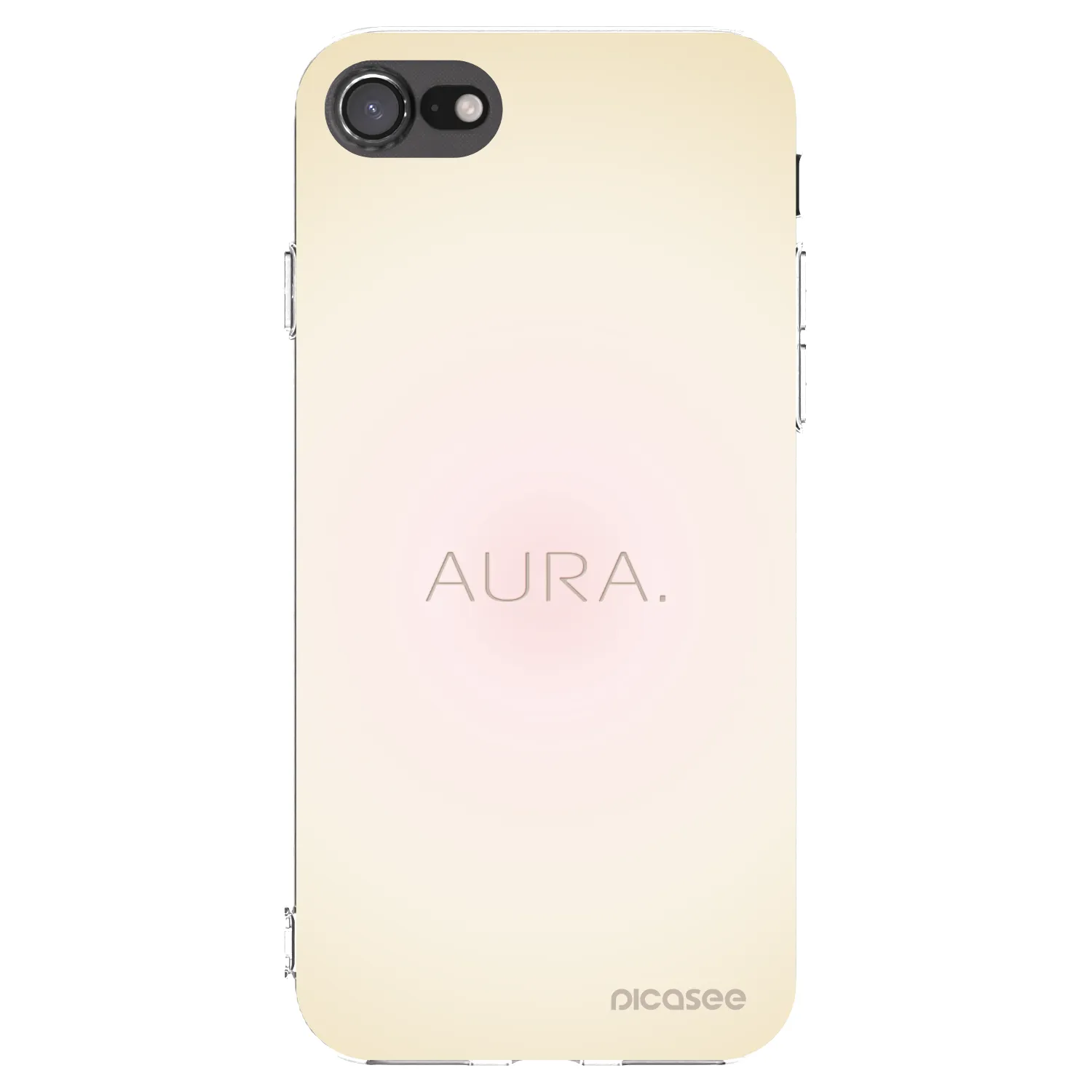 Picasee Apple iPhone SE 2022 Hülle - Transparentes Silikon - Aura