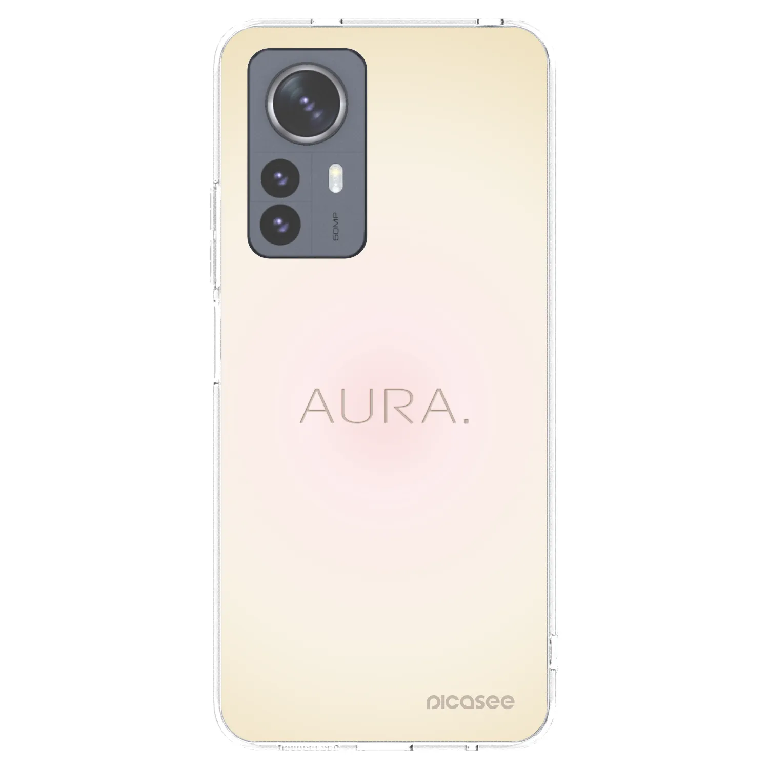 Picasee Xiaomi 12 Pro Hülle - Transparentes Silikon - Aura