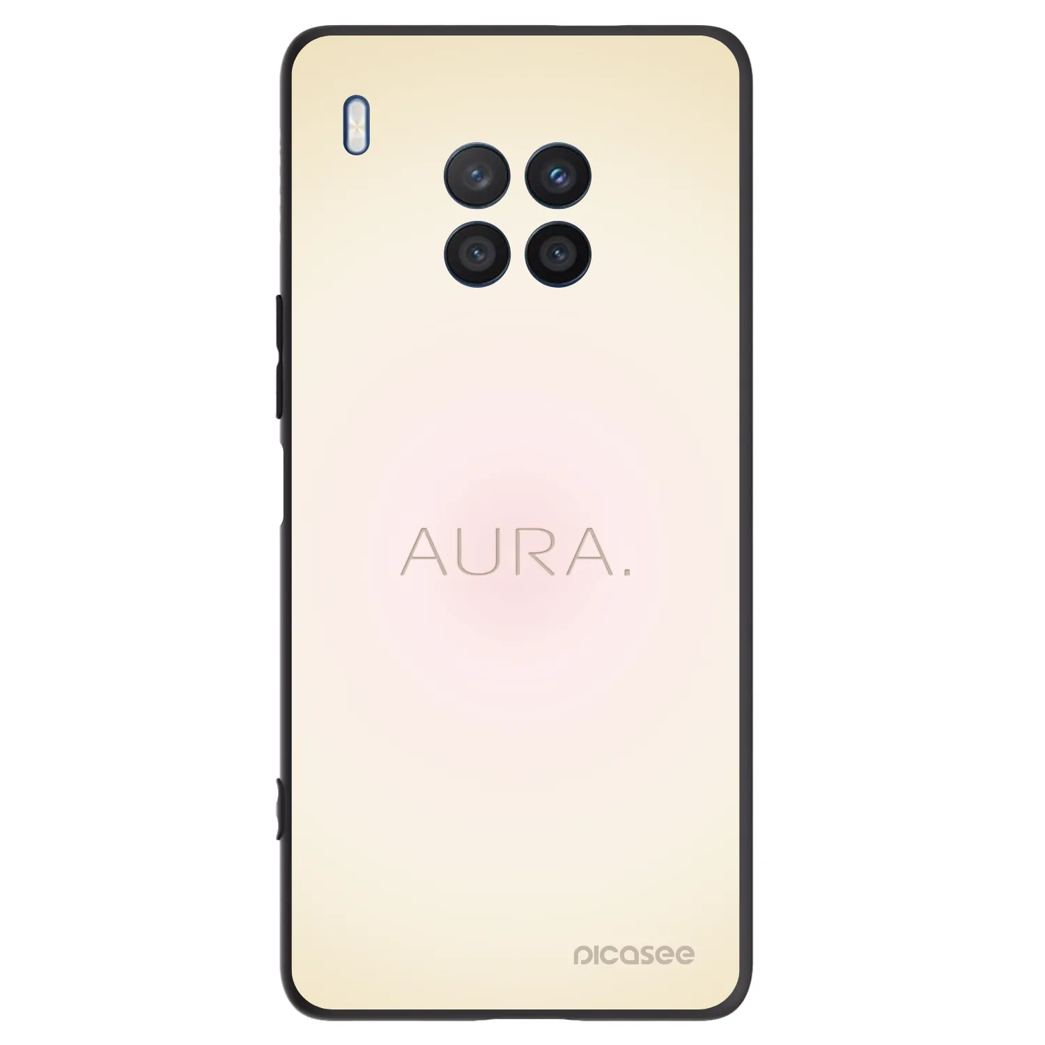Picasee Honor 50 Lite Hülle - Schwarzes Silikon - Aura